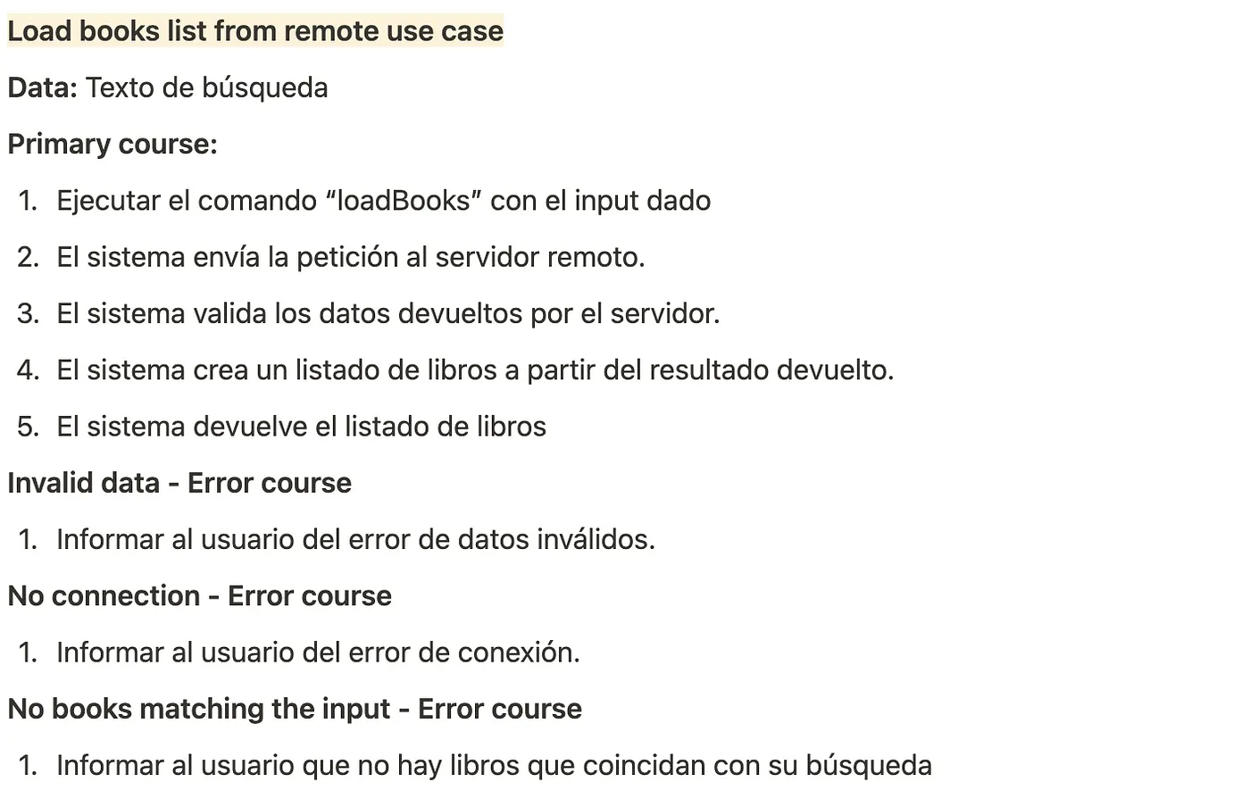 Load books list from remote use case